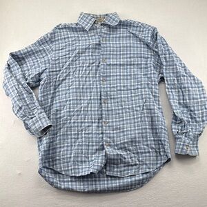 Paul Smith Blue and White Checkered Men's Shirt